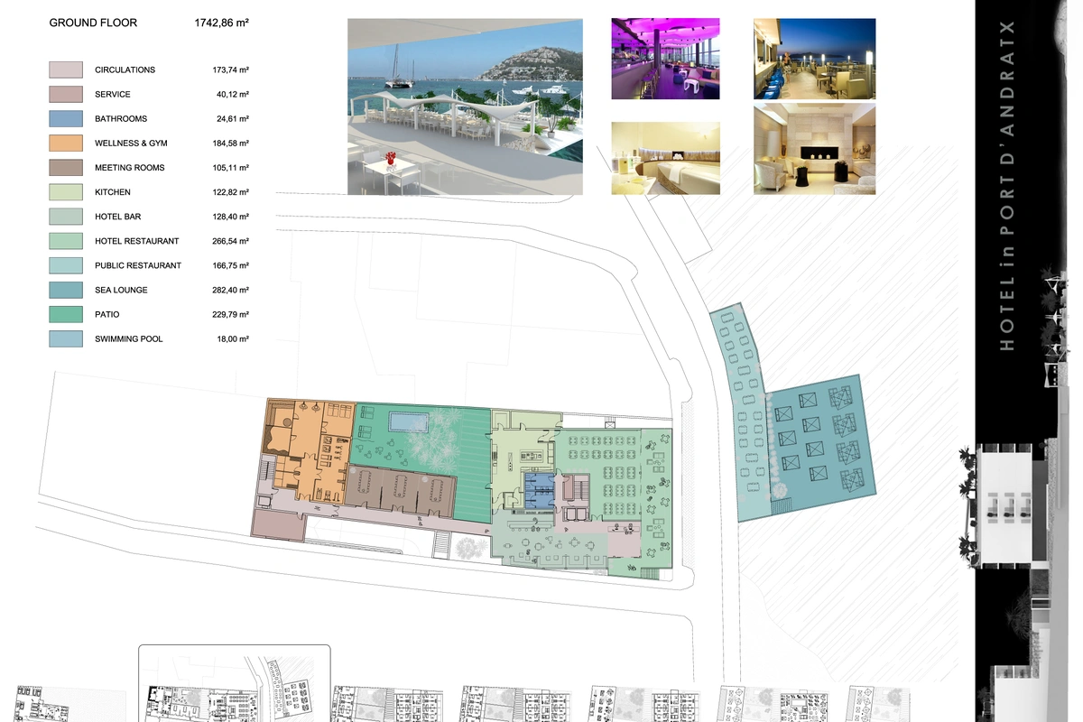 architect mallorcahotelsimulationgroundfloor, Port Andratx Hotel